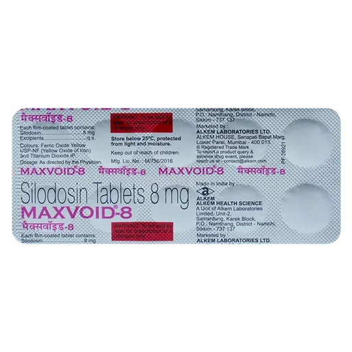 maxvoid 8mg tablet 10's